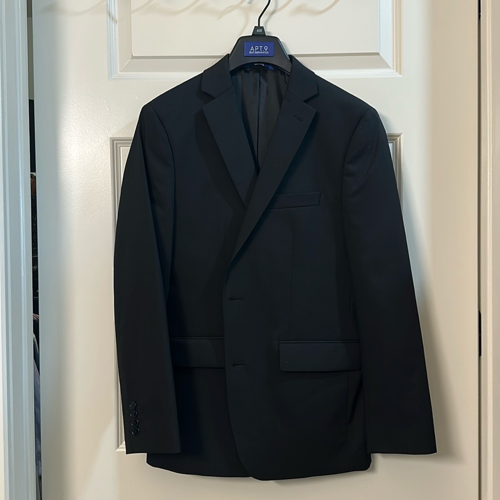 Apt 9 Men’s Black Suit Jacket - 40R